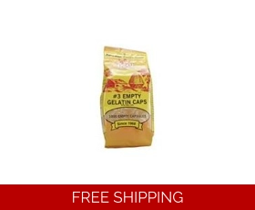 empty capsules 空胶囊 3号 1000 个